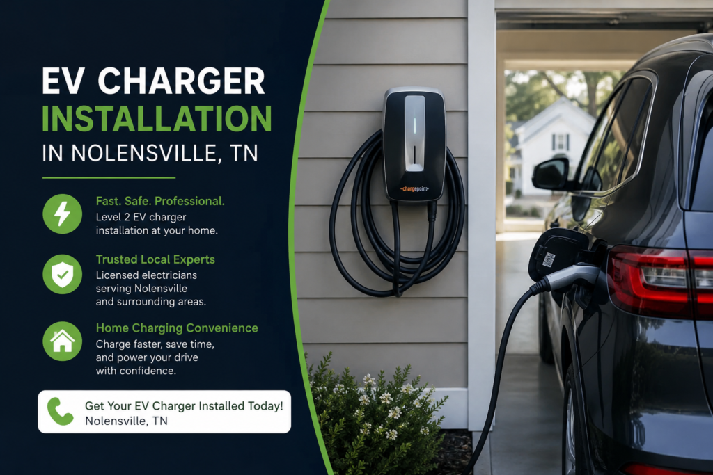 EV Charger Installation in Nolensville, TN EV Charger Installation in Nolensville, TN