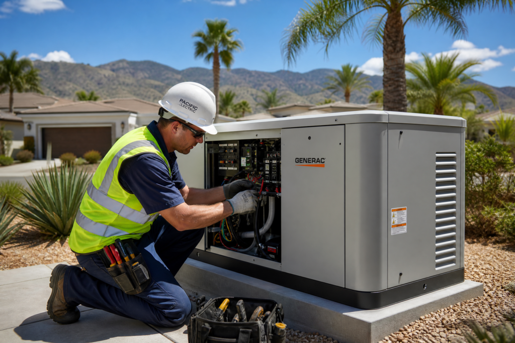 Electrical Contractor Generator Installation in San Diego County